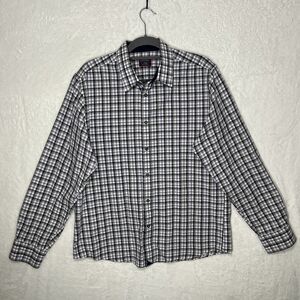 UNTUCKit Button Up Purple Blue Plaid Long Sleeve Shirt Greppo Men’s Large